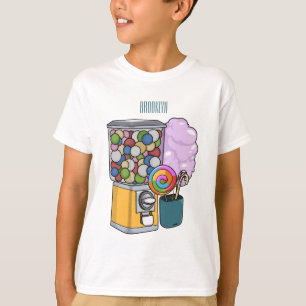 Candy Cartoon Illustration T-Shirt