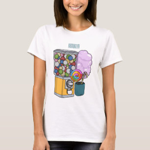 Candy Cartoon Illustration T-Shirt