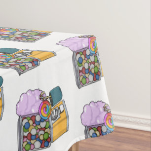 Candy Cartoon Illustration Tischdecke