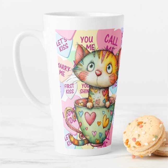 Candy Cat Valentine Milchtasse (Beispiel)