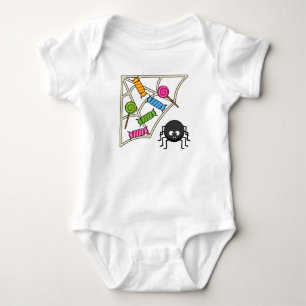 Candy Catcher Spider Baby Strampler