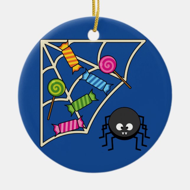 Candy Catcher Spider Keramik Ornament (Vorne)