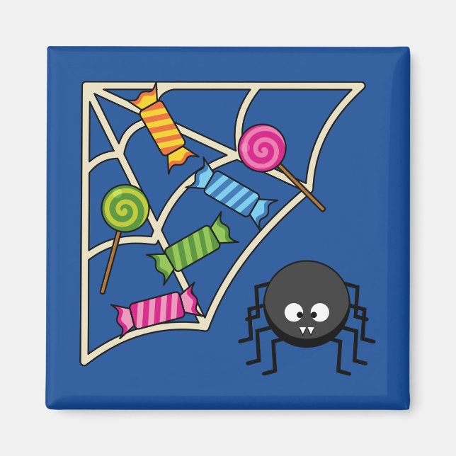 Candy Catcher Spider Magnet (Vorne)