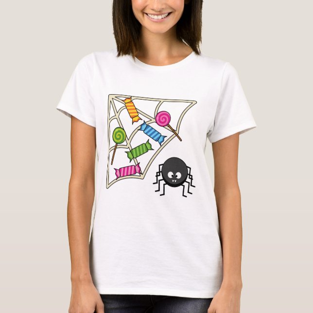 Candy Catcher Spider T-Shirt (Vorderseite)