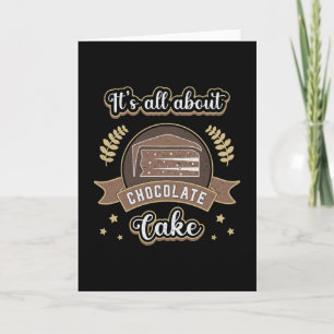 Candy Chocolate Cake Day Kakao Süße Geschenke Idee Karte