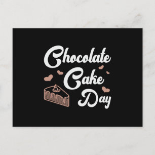 Candy Chocolate Cake Day Sweet Dessert Geschenk Id Postkarte