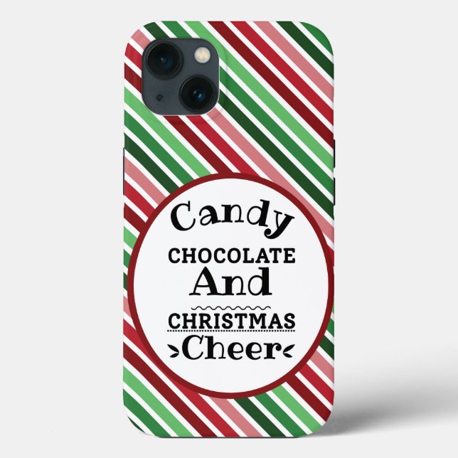 Candy Chocolate und Weihnachtsschmuck Case-Mate iPhone Hülle (Rückseite)