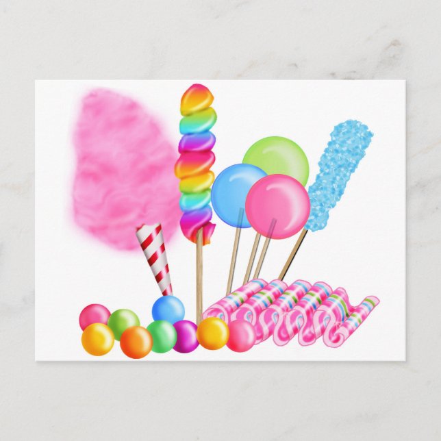 Candy Circus Postkarte (Vorderseite)