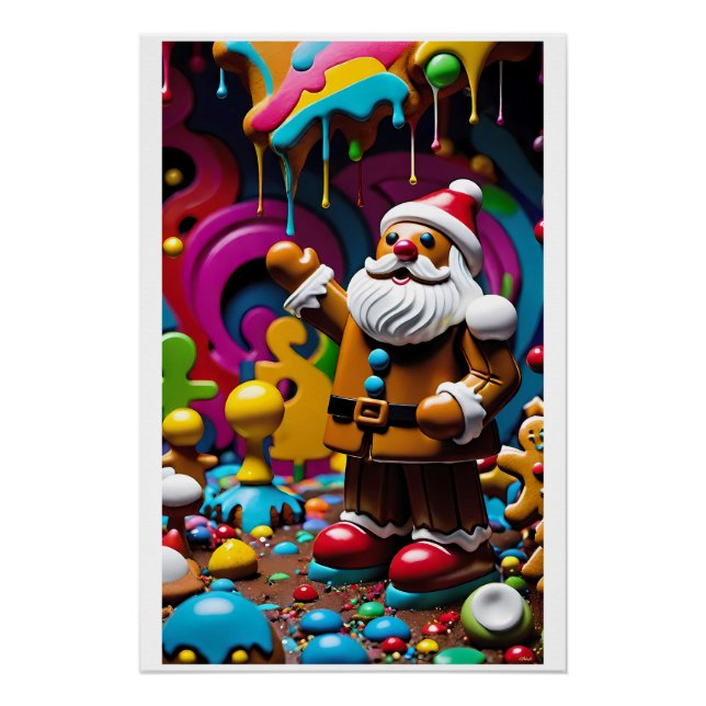 Candy Claus of Santa-Land Poster (Vorderseite)