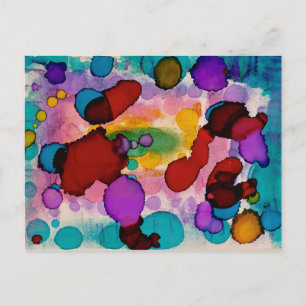 Candy Clown Postkarte