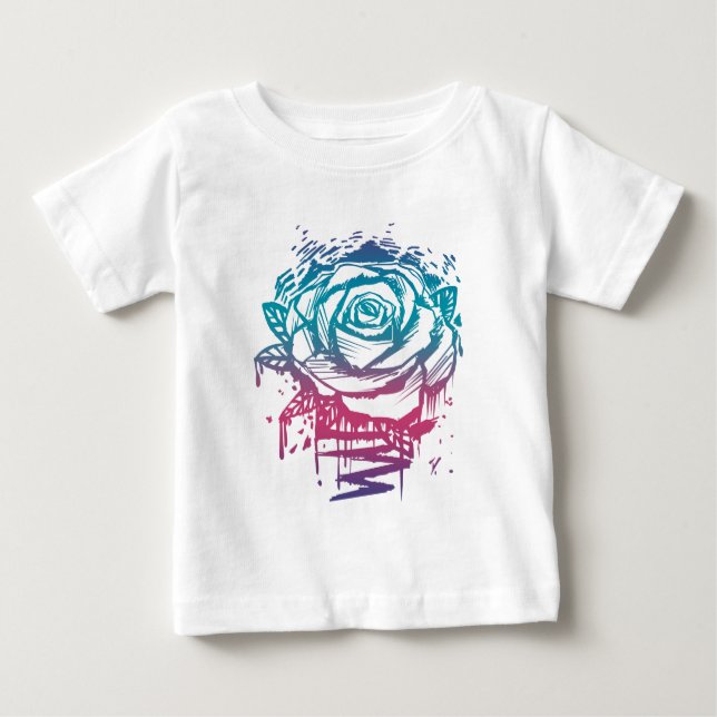 Candy Color Rose Baby T-shirt (Vorderseite)