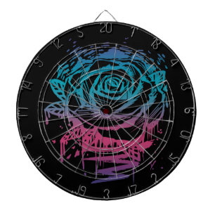 Candy Color Rose Dartscheibe