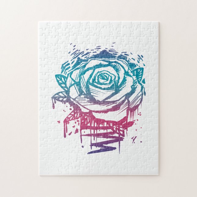 Candy Color Rose Puzzle (Vertikal)
