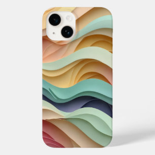 Candy Colored Wavy Stripes Case-Mate iPhone 14 Hülle