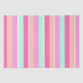 Candy Colors Stripes Seidenpapier