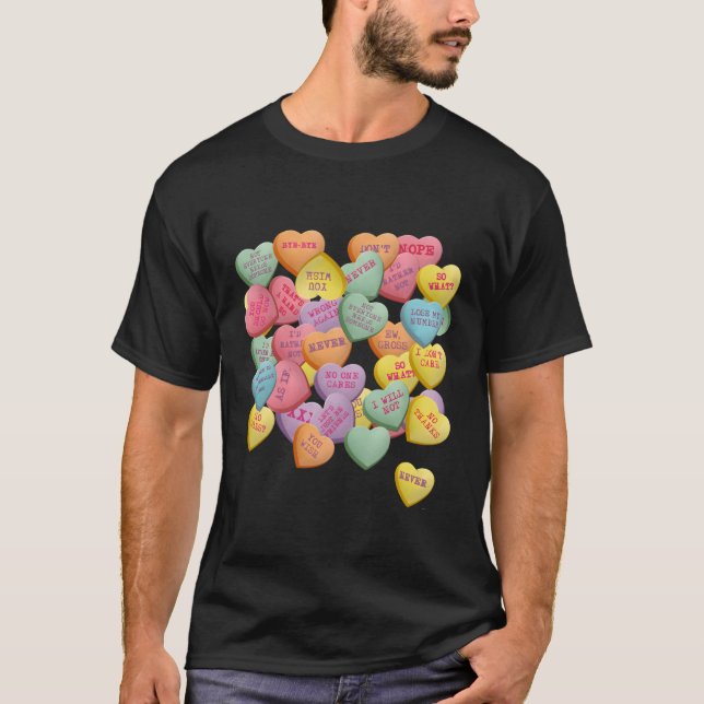 Candy Conversation Er für Anti's Day T-Shirt (Vorderseite)