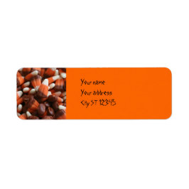 Candy Corn Address Label