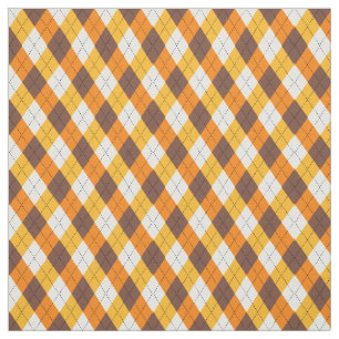 Candy Corn Argyle Herbst Diamantmuster Stoff