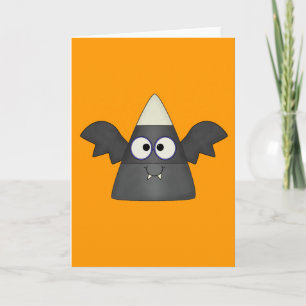 Candy Corn Bat Karte