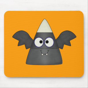 Candy Corn Bat Mousepad