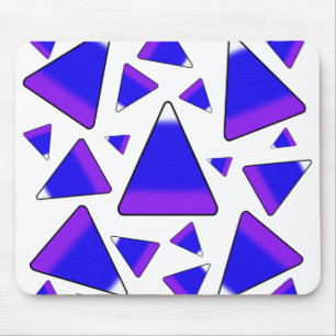 Candy Corn Blue & Lila Mousepad