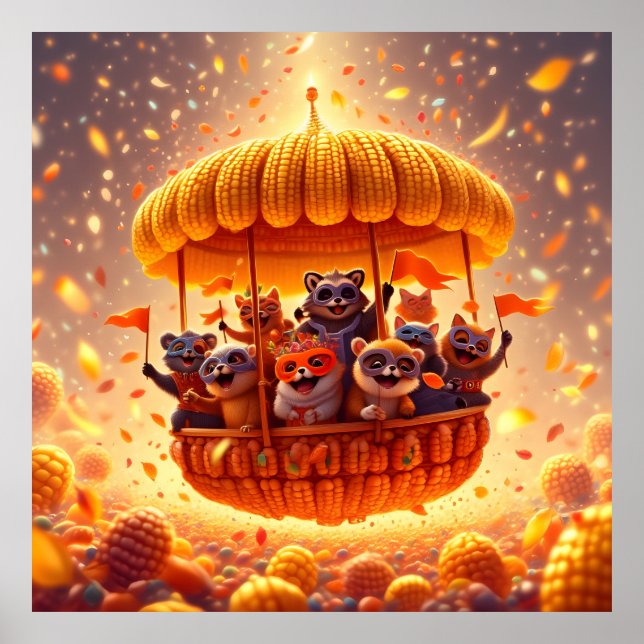 Candy Corn Carousel Poster (Vorne)