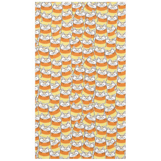Candy Corn Cat Pattern Tischdecke