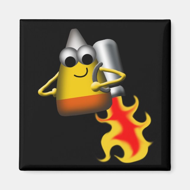 Candy Corn Chaos - Funny 1 von 4 - Magnet (Vorne)
