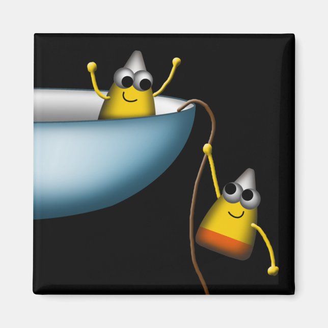 Candy Corn Chaos - Funny 3 von 4 - Magnet (Vorne)