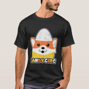 Candy Corn Corgi Halloween Hund Süßigkeiten Corg M T-Shirt