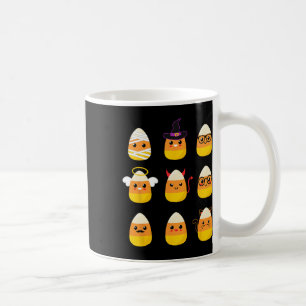 Candy Corn Costume Characters - Niedlich Halloween Kaffeetasse