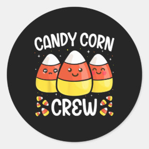 Candy Corn Crew Halloween Kostüme Männer Frauen Fr Runder Aufkleber