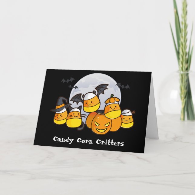 Candy Corn Critters Karte (Vorderseite)