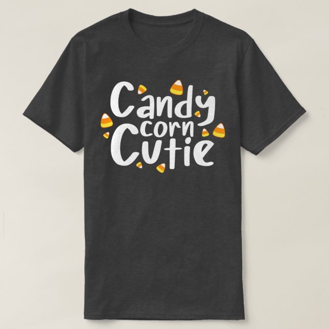 Candy Corn Cutie Funny Halloween 60 T-Shirt (Design vorne)