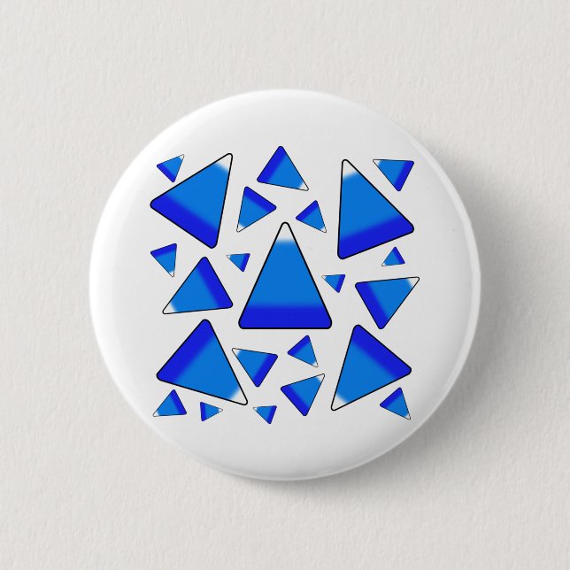 Candy Corn Dark Blues Button (Vorderseite)