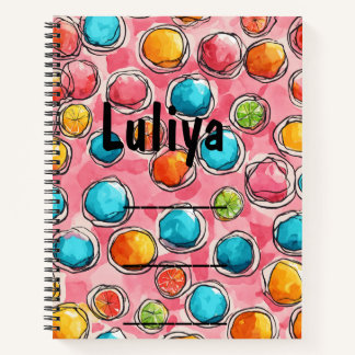Candy Corn Delight Spiral Notebook Notizbuch