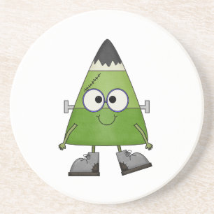 Candy Corn Frankenstein Halloween Untersetzer