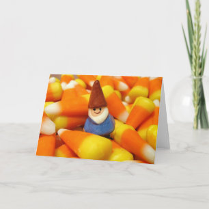 Candy Corn Gnome Karte