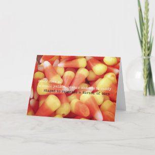 CANDY CORN Grußkarte Dankeskarte