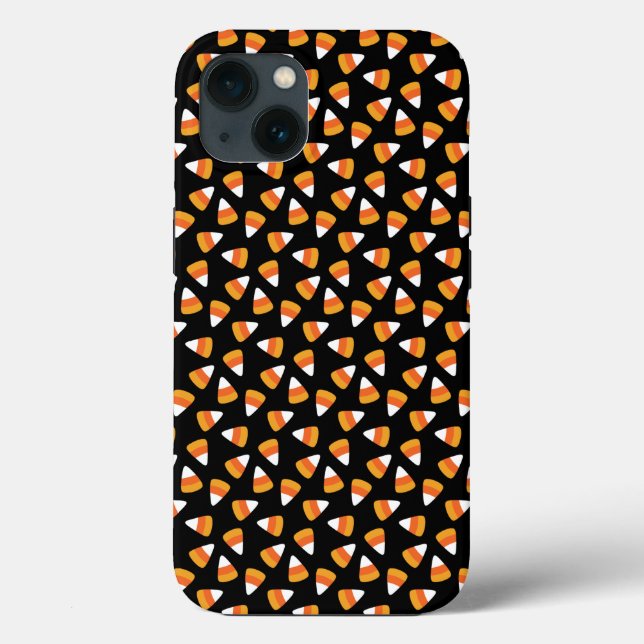 Candy Corn Halloween Black und Orange Case-Mate iPhone Hülle (Rückseite)