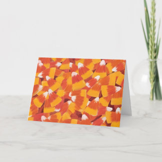 Candy Corn Halloween Feiertagskarte