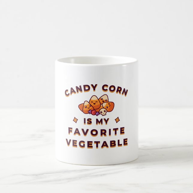 Candy Corn Halloween Kaffeetasse (Mittel)