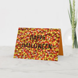 CANDY CORN HALLOWEEN KARTE
