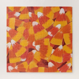 Candy Corn Halloween Party Puzzle