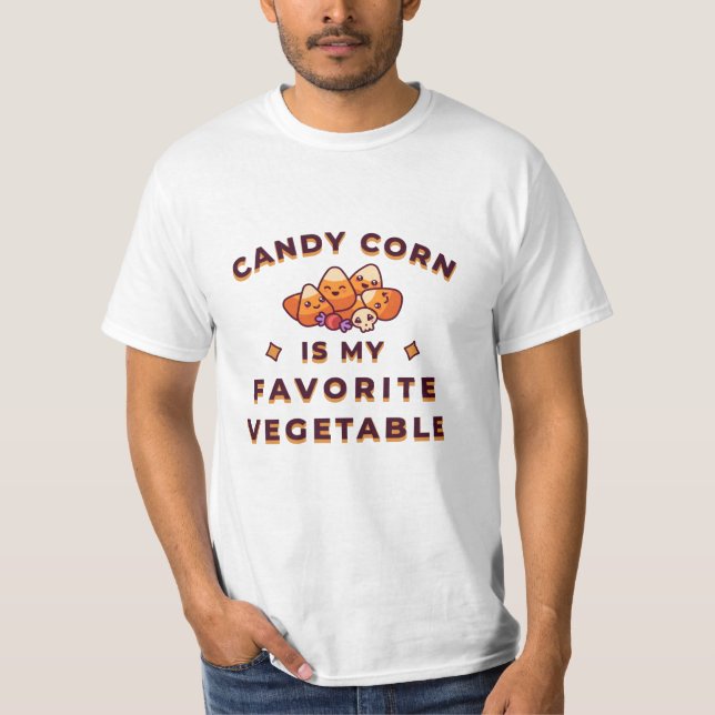 Candy Corn Halloween T-Shirt (Vorderseite)