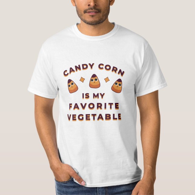 Candy Corn Halloween T-Shirt (Vorderseite)