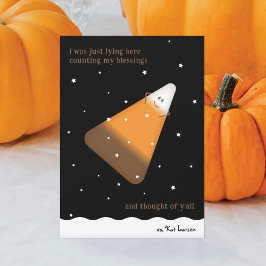 Candy Corn Happy Fall Holiday Card Feiertagskarte