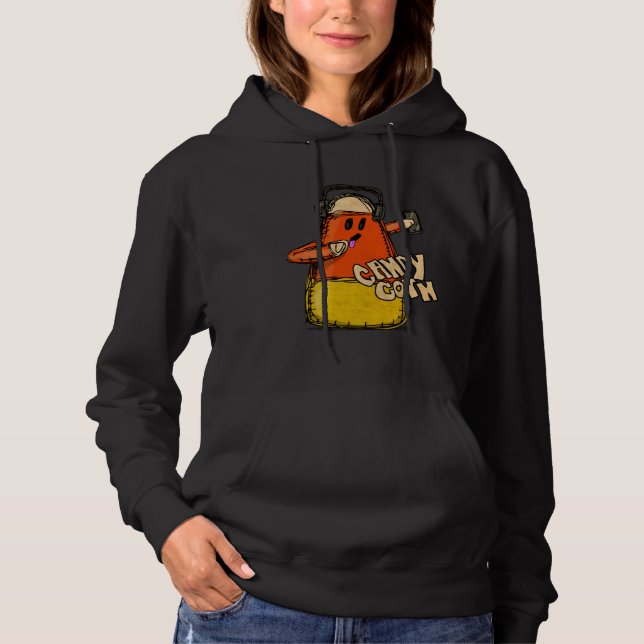 Candy Corn Hipster Halloween Graphic Great  for Bo Hoodie (Vorderseite)