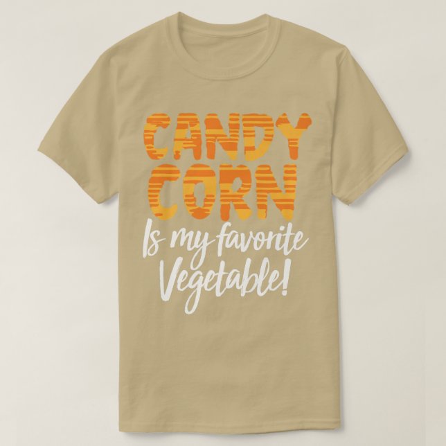 Candy Corn ist mein Lieblingskommel T-Shirt (Design vorne)