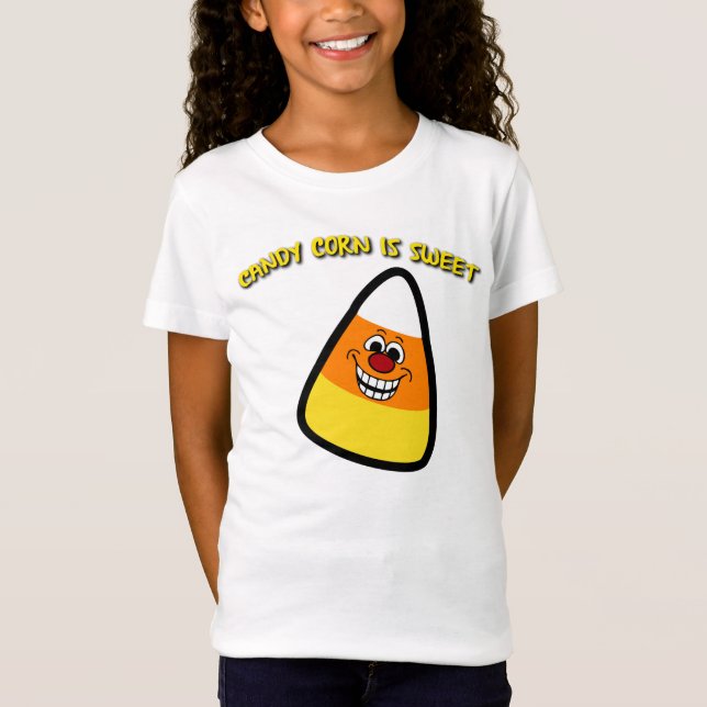 Candy Corn ist süß T-Shirt (Vorderseite)